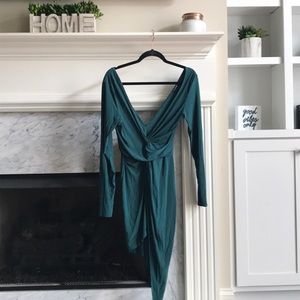 Teal Green Cocktail Dress